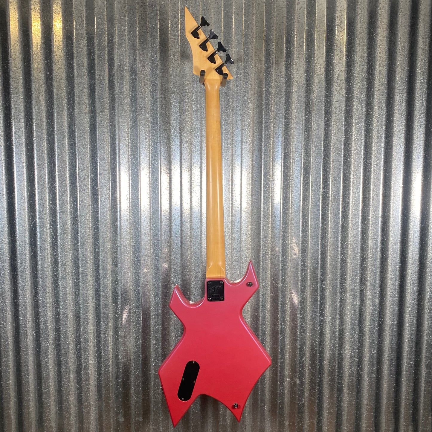 BC Rich Platinum Series Warlock 4 String Bass Ultraviolet Korea #9402 Used