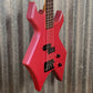 BC Rich Platinum Series Warlock 4 String Bass Ultraviolet Korea #9402 Used
