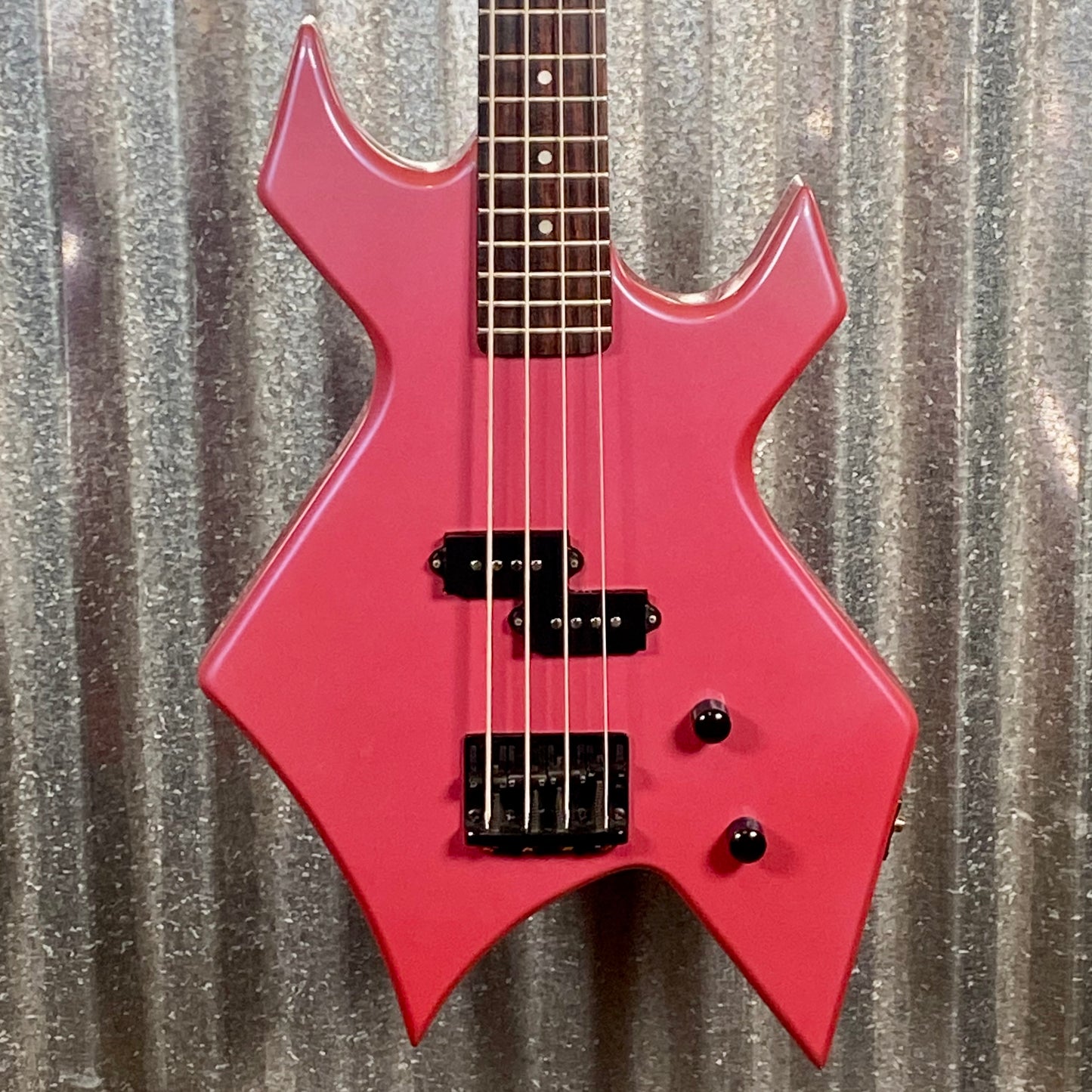 BC Rich Platinum Series Warlock 4 String Bass Ultraviolet Korea #9402 Used