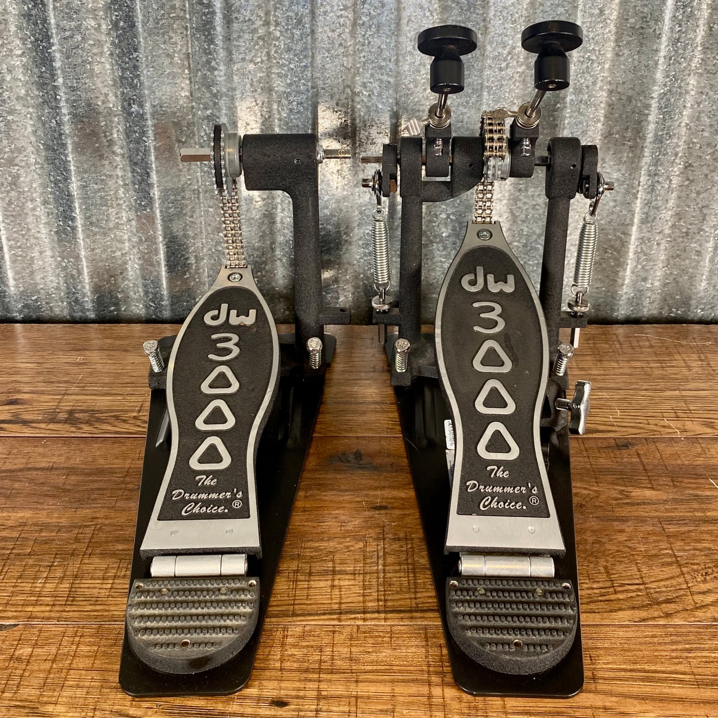 DW 3000 Series Double Bass Drum Pedal & Bag DWCP3002A Used