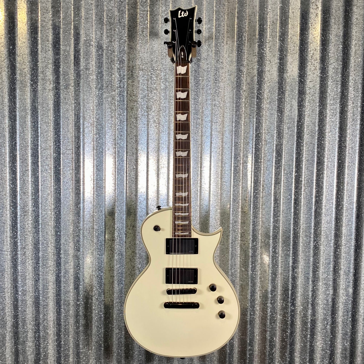 ESP LTD EC-401 Olympic White EMG Guitar LEC410OW #3074 Used