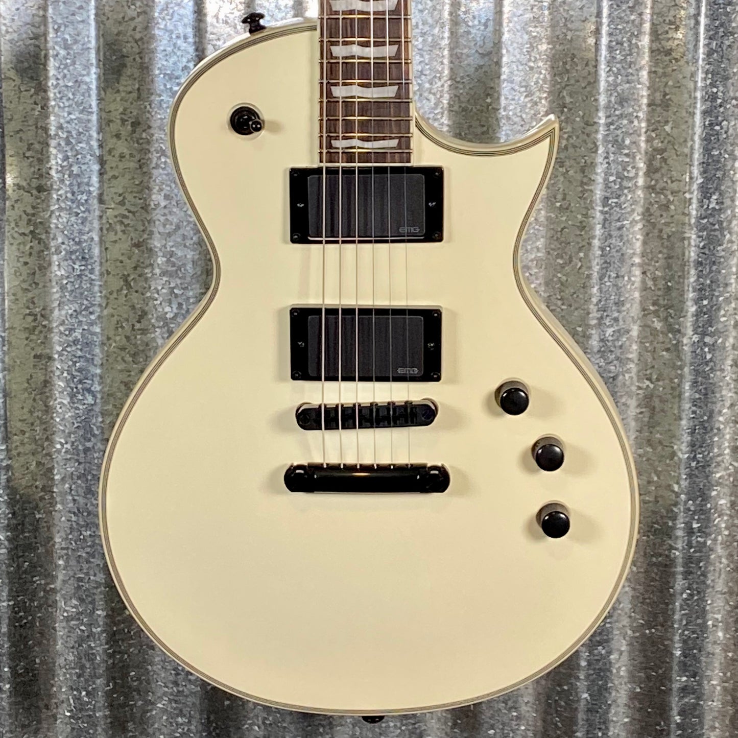 ESP LTD EC-401 Olympic White EMG Guitar LEC410OW #3074 Used