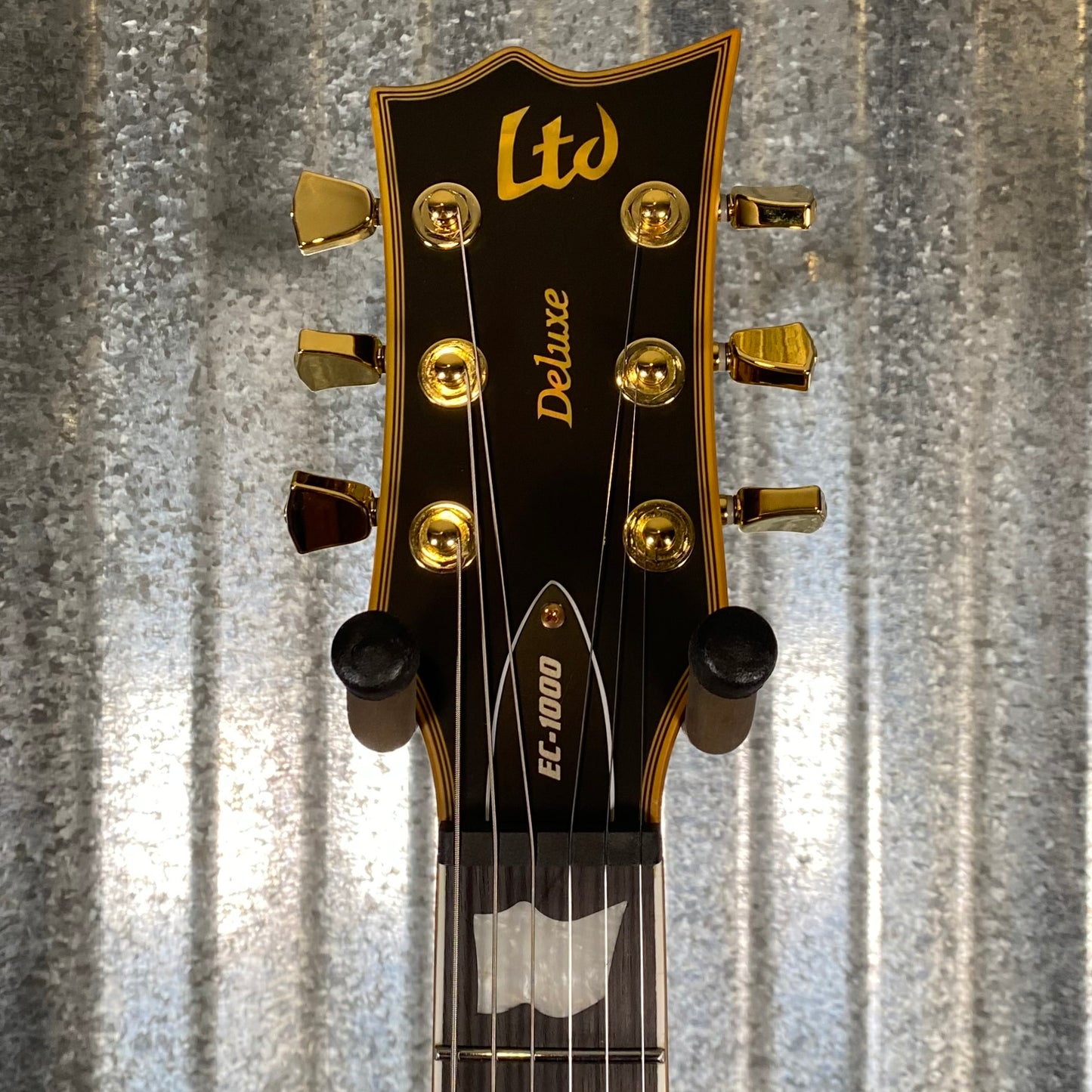 ESP LTD EC-1000 Vintage Black Satin EMG Guitar LEC1000VB #0274 Used