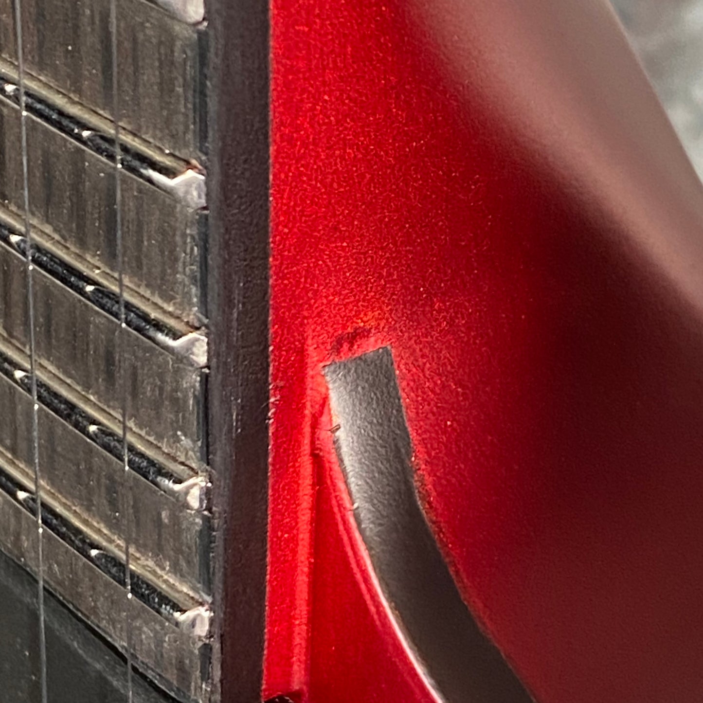 ESP LTD M-1000 Floyd Rose Fluence Candy Apple Red Satin Guitar LM1000CARS #0209 Used