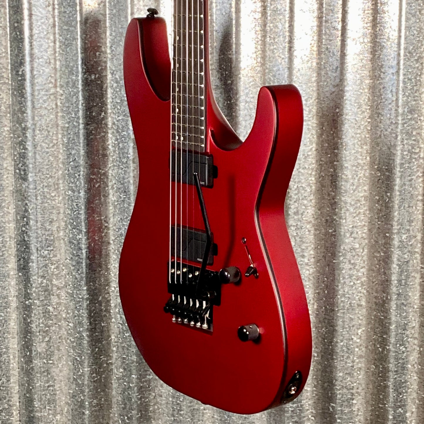 ESP LTD M-1000 Floyd Rose Fluence Candy Apple Red Satin Guitar LM1000CARS #0209 Used