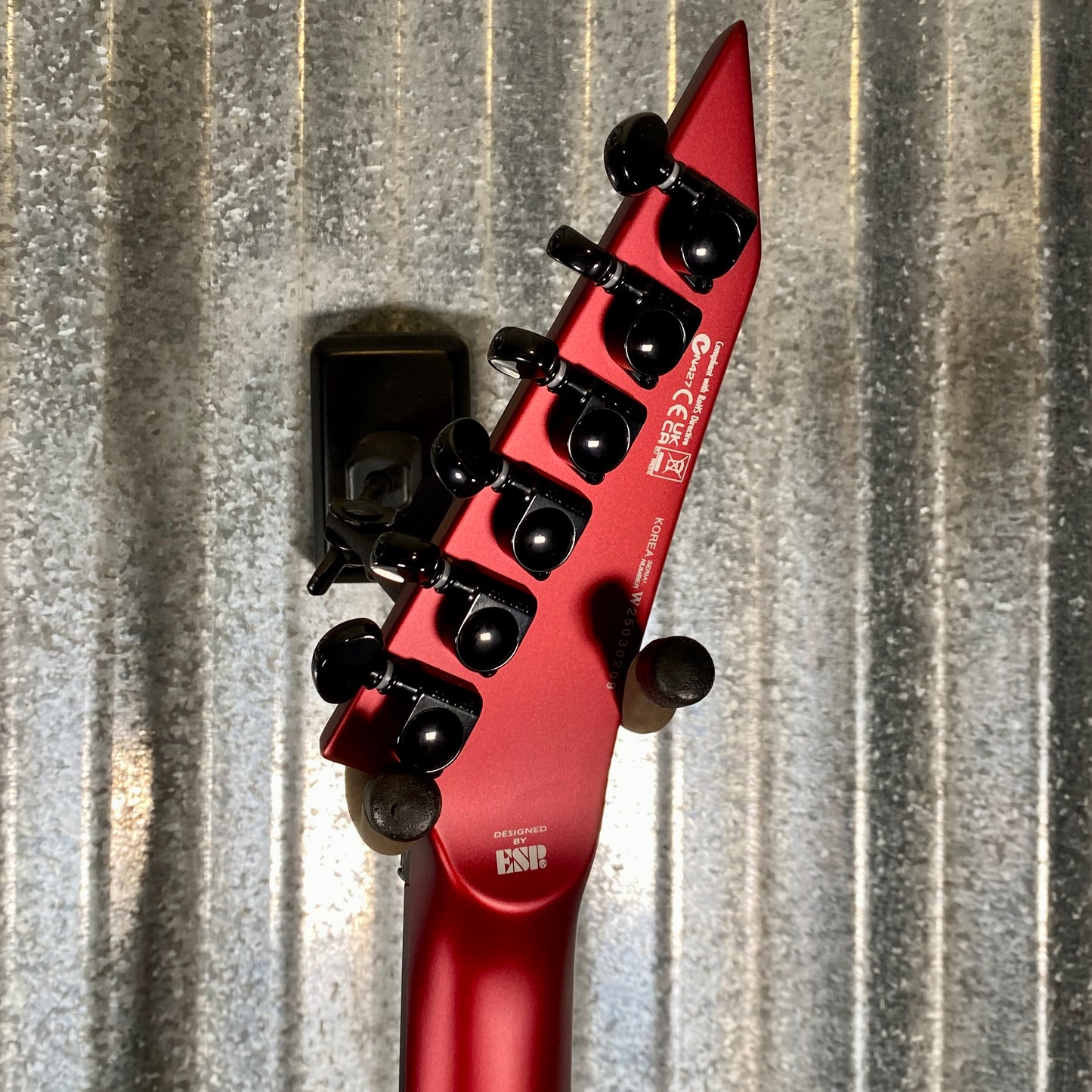 ESP LTD M-1000 Floyd Rose Fluence Candy Apple Red Satin Guitar LM1000CARS #0209 Used