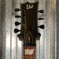 ESP LTD EC-257 Eclipse 7 String Black Satin Guitar LEC257BLKS #0495 Used