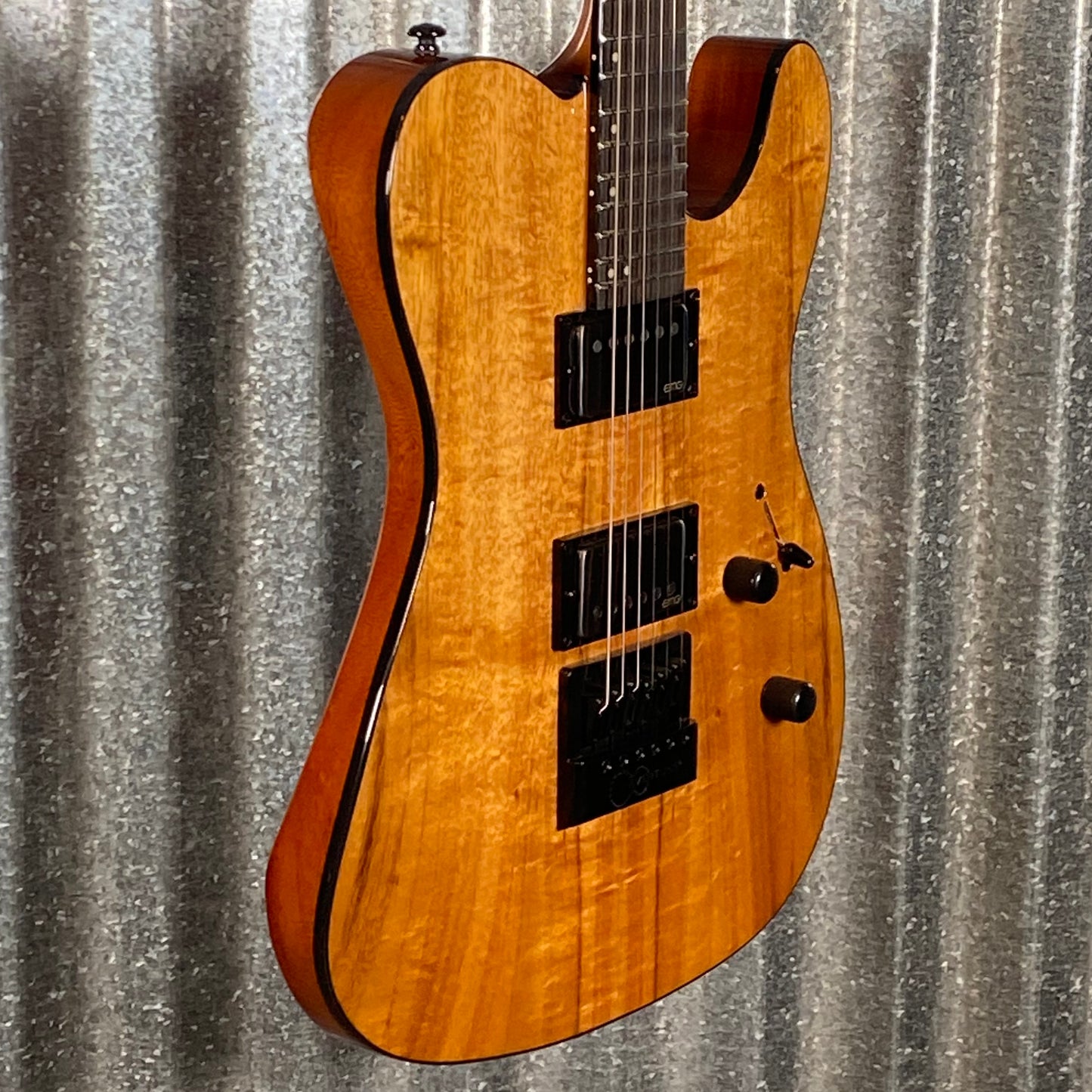ESP LTD TE-1000 Evertune Koa Guitar & Bag LTE1000ETKNAT #1907 Used