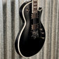 ESP LTD EC-1000 Evertune Bold Binding Black Satin Guitar LEC1000ETBBBLKS #0087 Used