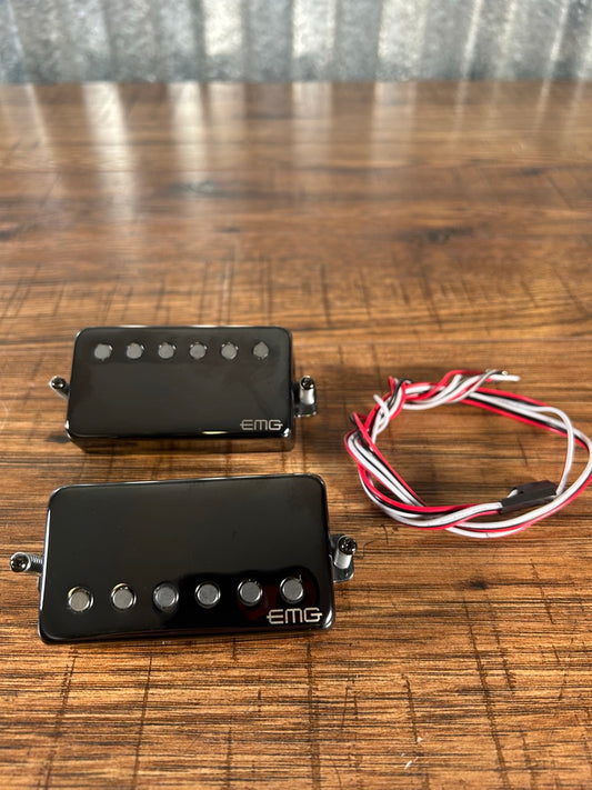 EMG JH "HET" Set James Hetfield Signature Humbuckers Black Chrome Used