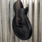 ESP LTD EC Black Metal Eclipse Seymour Duncan Black Satin Guitar LECBKMBLKS #1989 Used