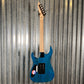 ESP LTD MH-203QM See Thru Blue Quilt Top Guitar MH203QMSTB #0106 Used