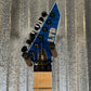 ESP LTD MH-203QM See Thru Blue Quilt Top Guitar MH203QMSTB #0106 Used