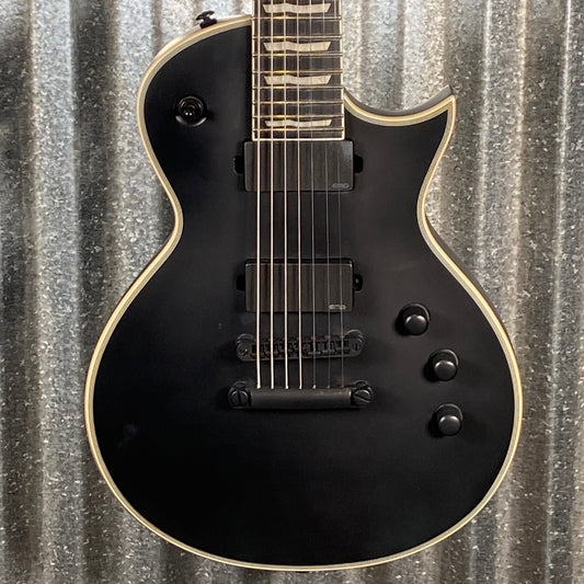 ESP LTD EC-407 Eclipse EMG 7 String Black Satin Guitar LEC407BLKS #0790 Used
