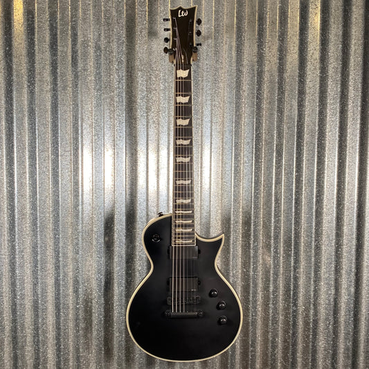 ESP LTD EC-407 Eclipse EMG 7 String Black Satin Guitar LEC407BLKS #0790 Used