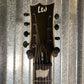 ESP LTD EC-407 Eclipse EMG 7 String Black Satin Guitar LEC407BLKS #0790 Used