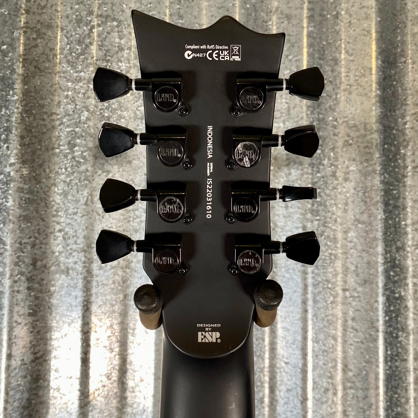 ESP LTD EC-258 Black Satin 8 String Guitar EC258BLKS #1610 Used