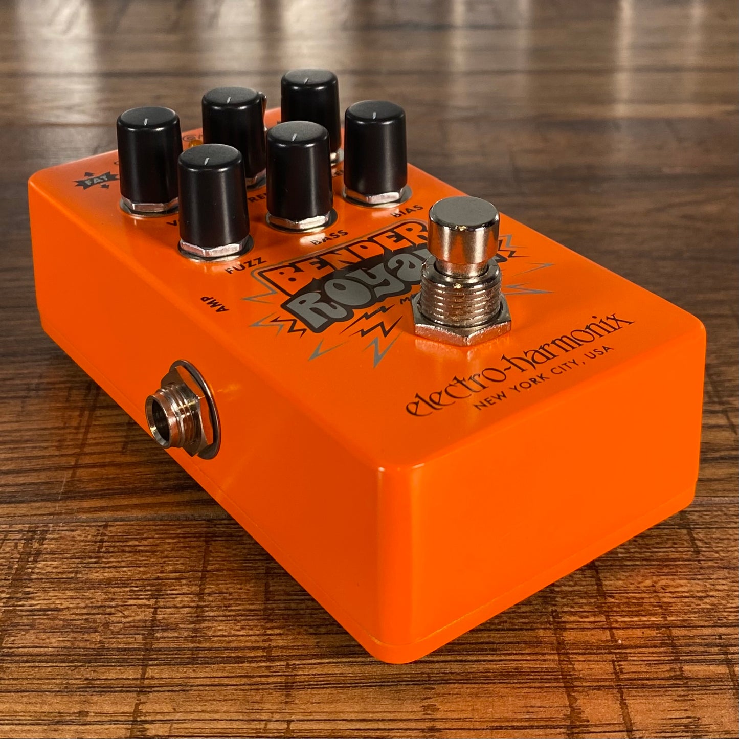 Electro-Harmonix EHX Bender Royale MKIII Fuzz Guitar Effect Pedal Orange