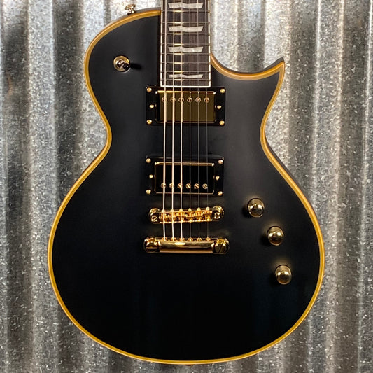 ESP LTD EC-1000 Vintage Black Seymour Duncan Guitar LEC1000VBD #0288 Used