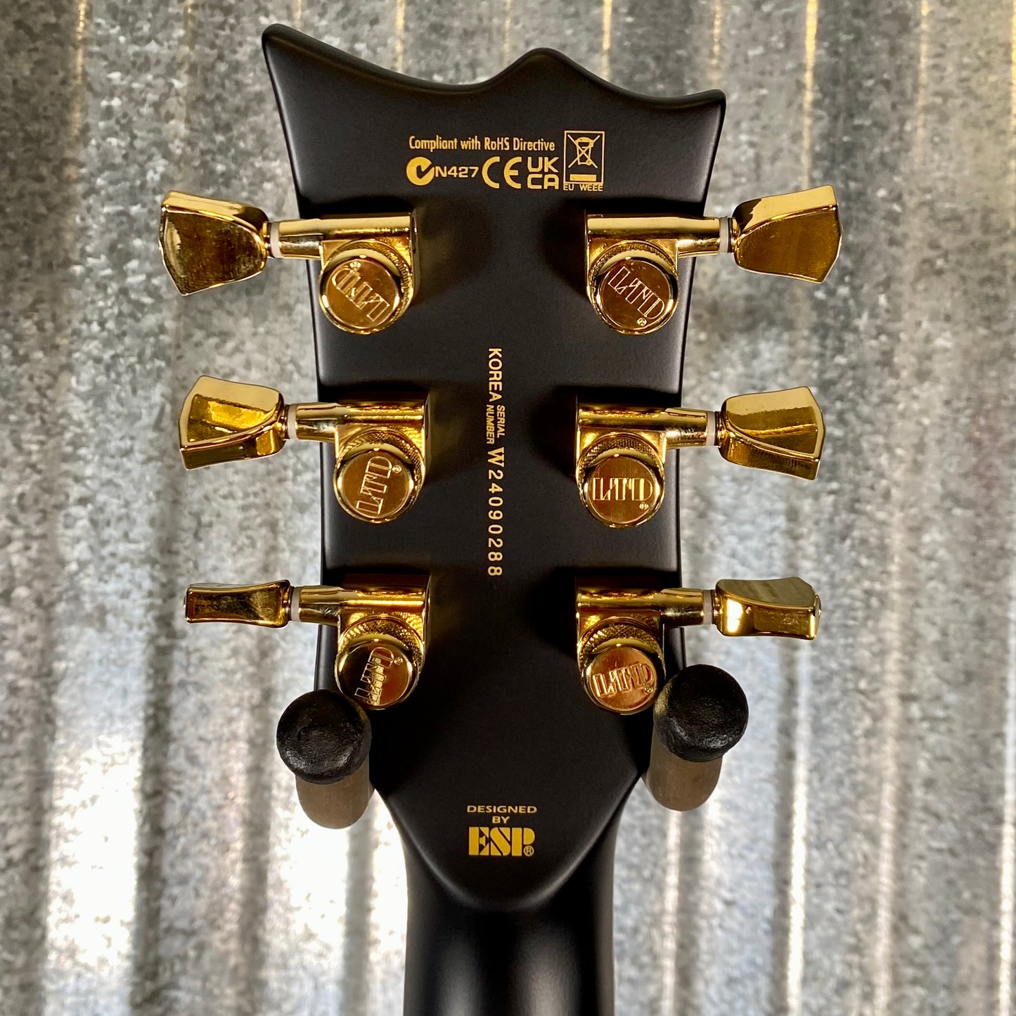 ESP LTD EC-1000 Vintage Black Seymour Duncan Guitar LEC1000VBD #0288 Used