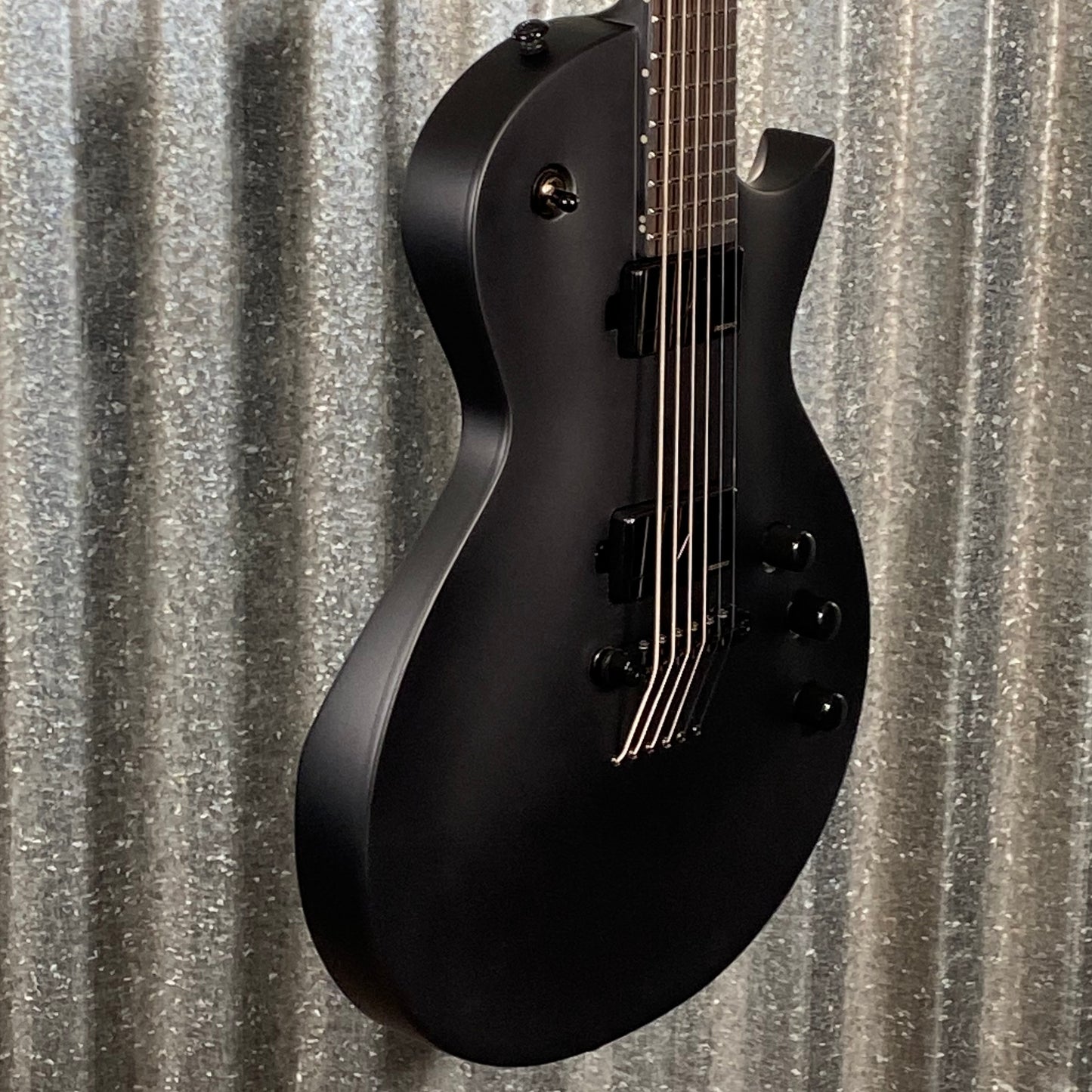 ESP LTD EC-1000B Baritone Charcoal Metallic Satin Guitar LEC1000BCHMS #0047 Used