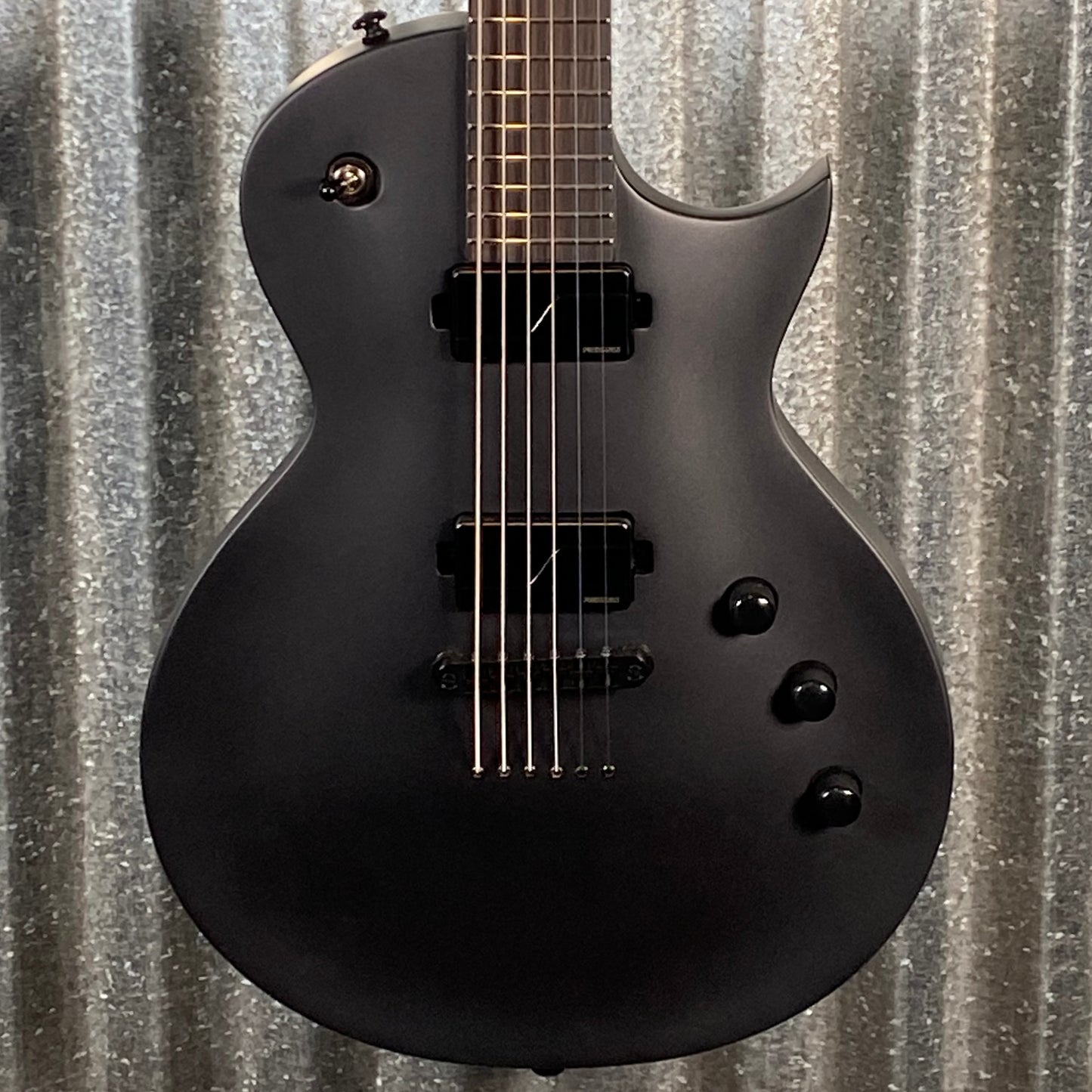 ESP LTD EC-1000B Baritone Charcoal Metallic Satin Guitar LEC1000BCHMS #0047 Used