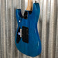 ESP LTD MH-203QM See Thru Blue Quilt Top Guitar MH203QMSTB #2634 Used