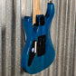 ESP LTD MH-203QM See Thru Blue Quilt Top Guitar MH203QMSTB #2634 Used