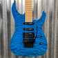 ESP LTD MH-203QM See Thru Blue Quilt Top Guitar MH203QMSTB #2634 Used
