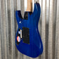 ESP LTD MH-203QM See Thru Blue Quilt Top Guitar MH203QMSTB #0337 Used