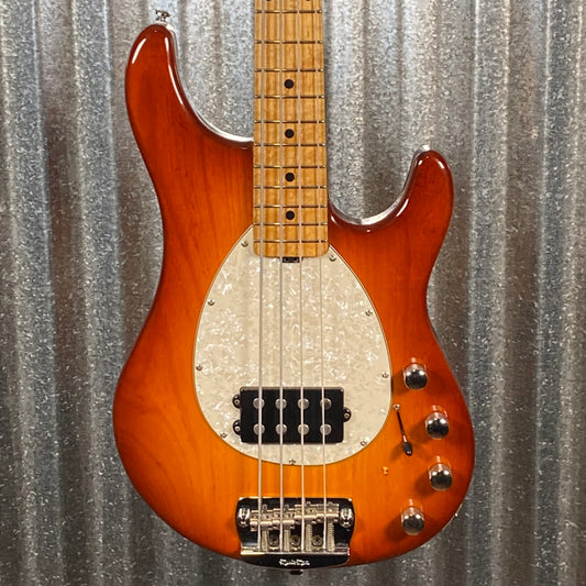 Ernie Ball Music Man USA Sterling 4H 4 String Bass Cherry Sunburst & Case 1998 #0680 Used