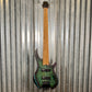 Cort Artisan Series Space Headless 5 String Bass Star Dust Green SPACE5SDG & Bag #4272