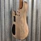 Cort GB Modern 4 String Bass Open Pore Charcoal Gray Burl GBMODERN4OPCG & Bag #4920