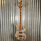Cort GB Modern 4 String Bass Open Pore Charcoal Gray Burl GBMODERN4OPCG & Bag #4920