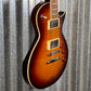 ESP LTD EC-256 Flame Dark Brown Sunburst Guitar LEC256FMDBSB #2431 Used