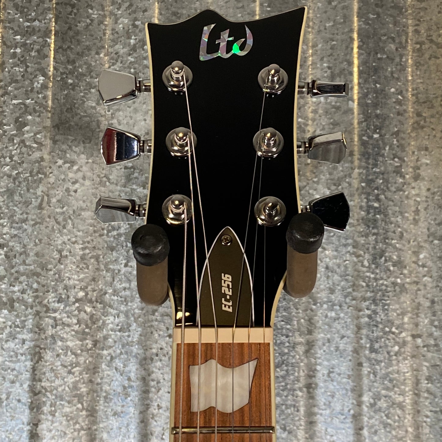 ESP LTD EC-256 Flame Dark Brown Sunburst Guitar LEC256FMDBSB #2431 Used