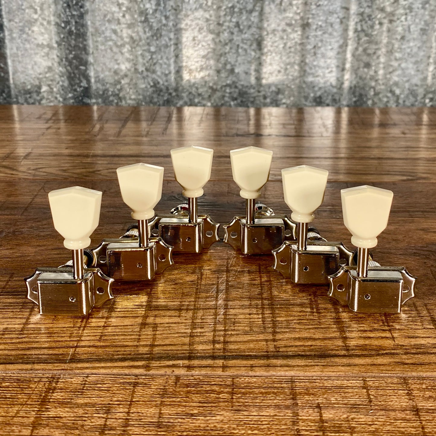 PRS Paul Reed Smith Vintage Style Locking Tuning Machines Tuners Set Nickel