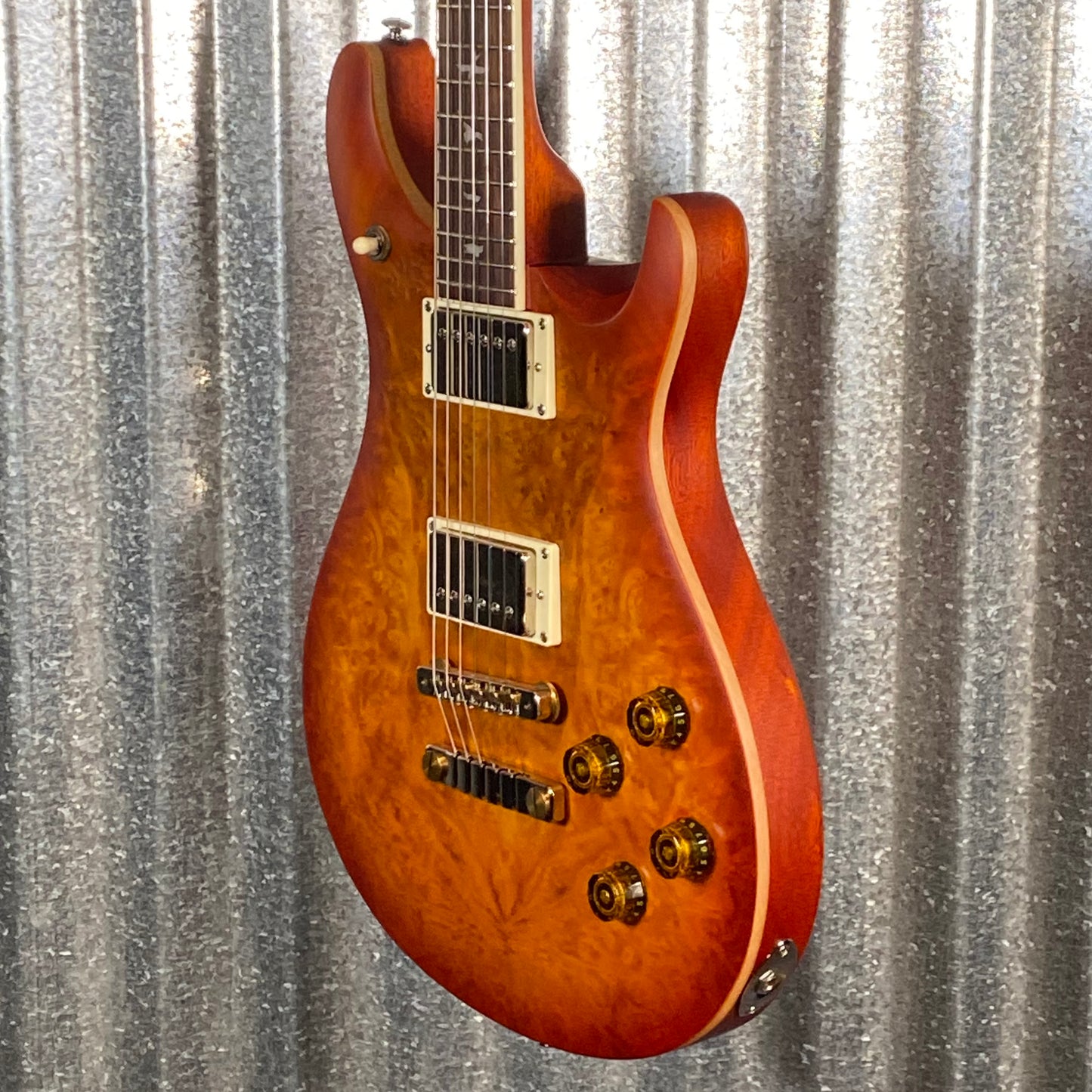 PRS Paul Reed Smith SE Exotic McCarty 594 Laurel Burl Vintage Sunburst Guitar & Case #6693 Used