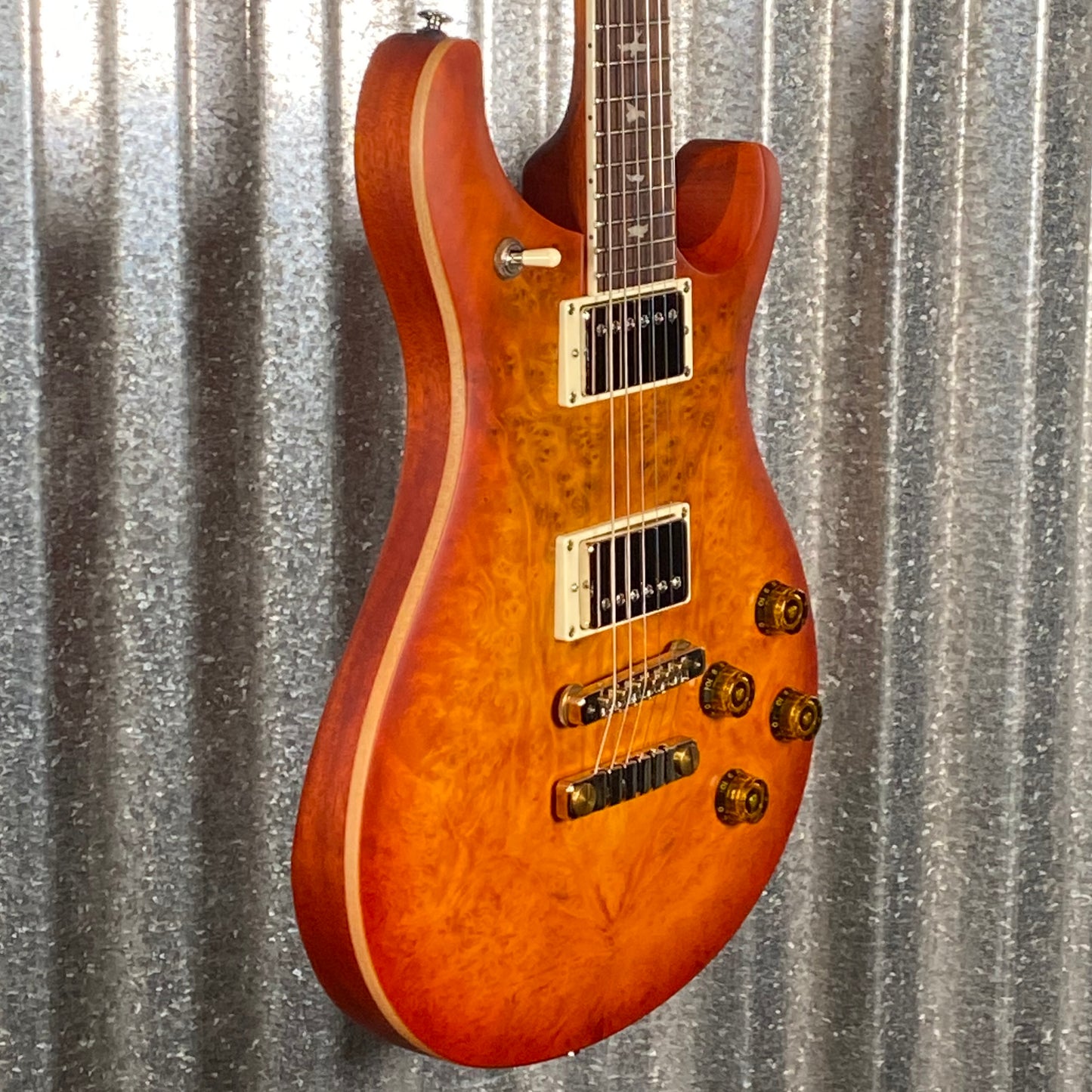 PRS Paul Reed Smith SE Exotic McCarty 594 Laurel Burl Vintage Sunburst Guitar & Case #6693 Used