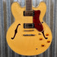 Epiphone Sheraton II Natural Semi Hollow Body Guitar & Case 2014 #0502 Used
