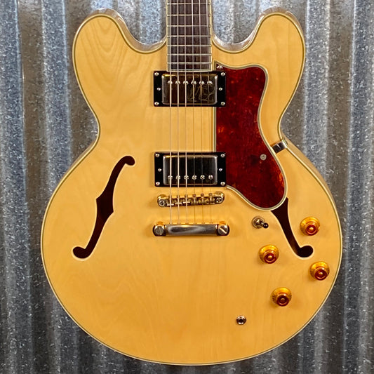 Epiphone Sheraton II Natural Semi Hollow Body Guitar & Case 2014 #0502 Used