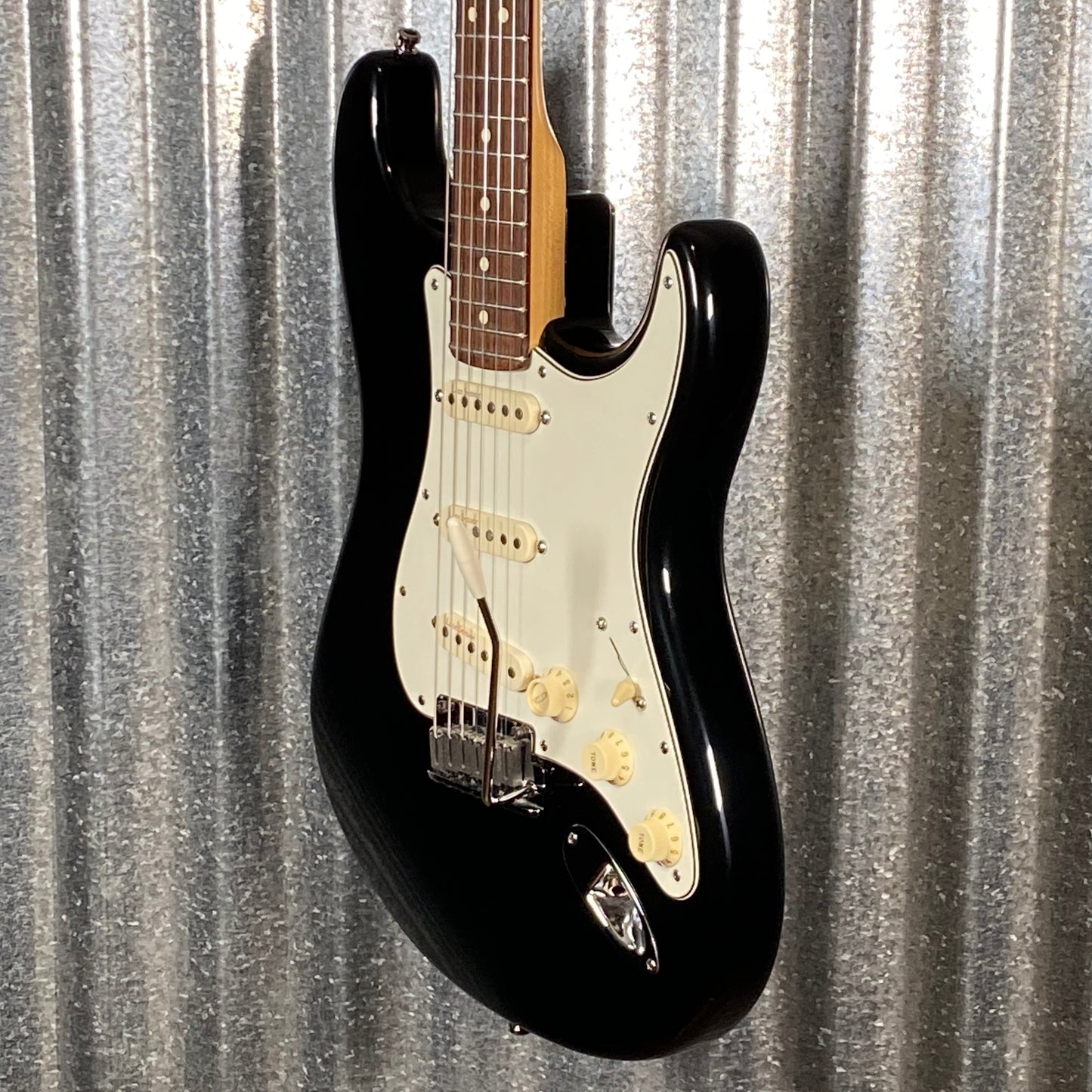 Fender American Standard Stratocaster Guitar Lace Sensor Pickups Black & Case 2003 #7568 Used