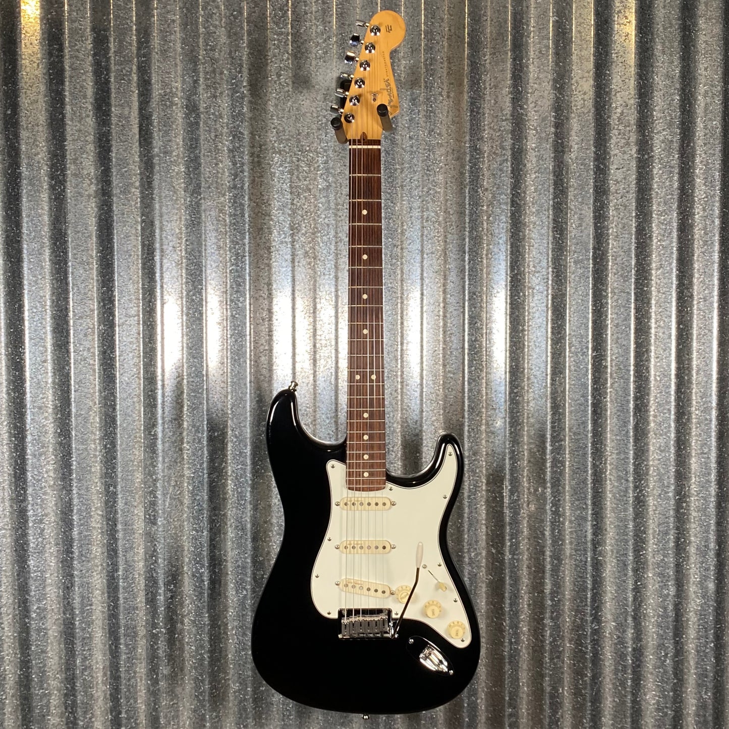 Fender American Standard Stratocaster Guitar Lace Sensor Pickups Black & Case 2003 #7568 Used