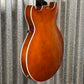Westcreek Guitars 333 Semi Hollow Body Double Cutaway Amber Brown #0165 Used