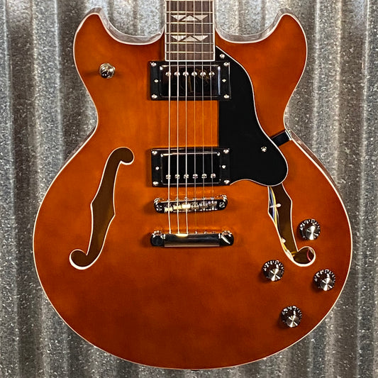 Westcreek Guitars 333 Semi Hollow Body Double Cutaway Amber Brown #0165 Used