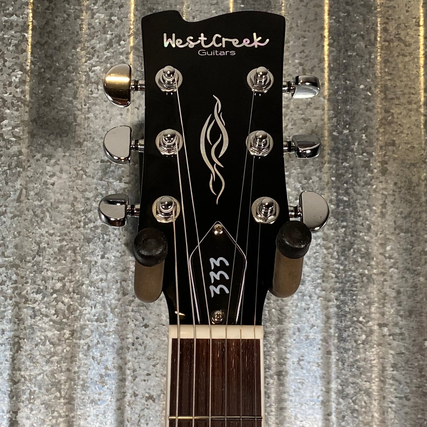 Westcreek Guitars 333 Semi Hollow Body Double Cutaway Amber Brown #0165 Used