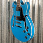 Westcreek Guitars 333 Semi Hollow Body Double Cutaway Blue #0188 Used