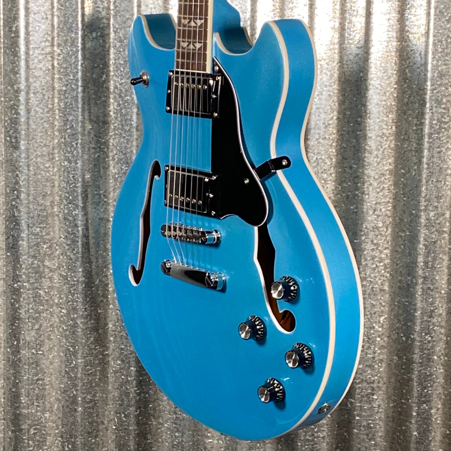 Westcreek Guitars 333 Semi Hollow Body Double Cutaway Blue #0188 Used