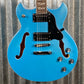 Westcreek Guitars 333 Semi Hollow Body Double Cutaway Blue #0188 Used