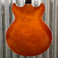Westcreek Guitars 333 Semi Hollow Body Double Cutaway Amber Brown #0164 Used